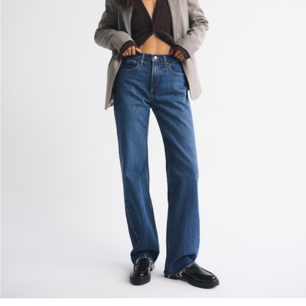 Abercrombie 90s relaxed high rise jeans 27L